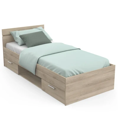 Afbeelding van Demeyere Kinderbed 1 persoons Michigan 90x200 Kronberg Oak