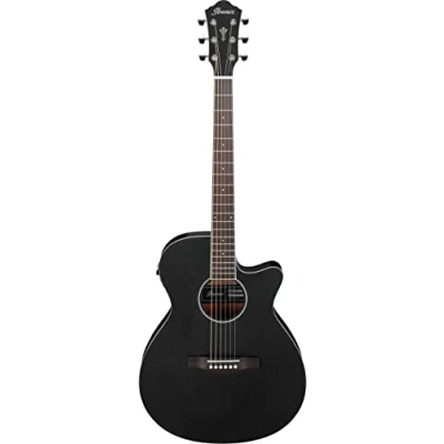 Afbeelding van Ibanez AEG7MH WK Weathered Black Open Pore Akoestische gitaar