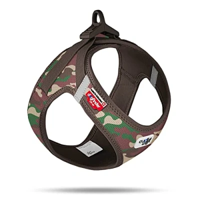 Afbeelding van Curli Vest Tuig Clasp Air Mesh S camouflage Hond