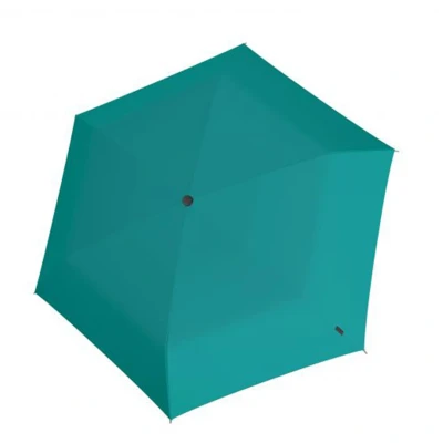Afbeelding van Knirps U.200 Ultra Light Duomatic Paraplu UV Protection turquoise with black coating