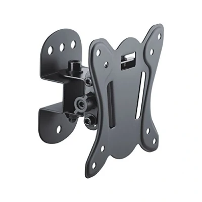 Afbeelding van PureMounts FM10 100 wandhouder voor tv met 33 69 cm (13 27 inch), VESA: x 100, kantelbaar: 3/ 12, zwenkbereik: +/ 25, wandafstand: 75 mm,lader max.: 25 kg, zwart PM