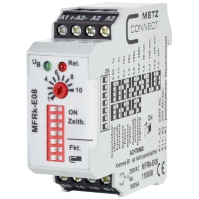Afbeelding van Metz Connect 110658 MFRk E08 Tijdrelais Multifunctioneel 230 V/AC 1 stuk(s) 1x wisselcontact
