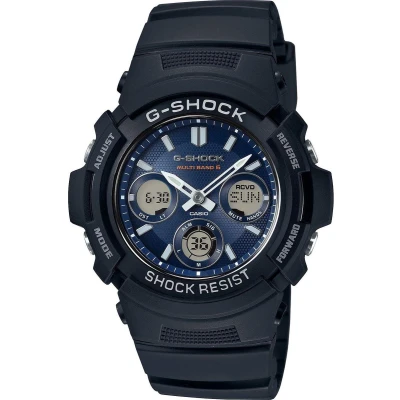 Afbeelding van Casio G Shock AWG M100SB 2AER Herenhorloge 46 mm Zwart