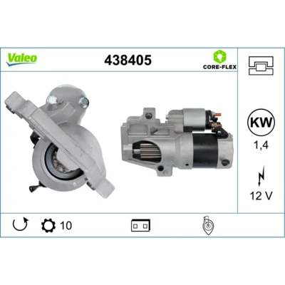 Afbeelding van Startmotor / Starter VALEO 438405