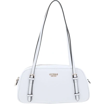 Afbeelding van Guess Cerelia Shoulder Satchel Handtas, Dames, Maat: One Size, White