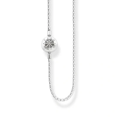 Afbeelding van Thomas Sabo Karma Beads ketting 925 zilver 45 cm KK0001 001 12 L45, Sterling Zilver, Zonder steen