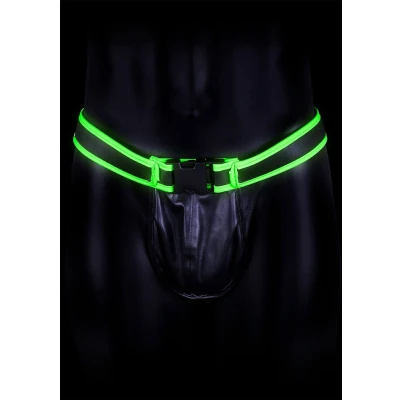 Afbeelding van Shots Ouch! Jockstrap met Gesp L/XL neon green/black