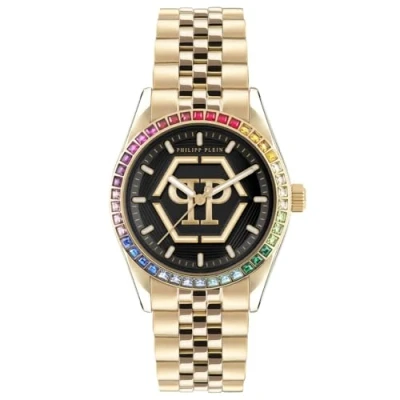 Afbeelding van Philipp Plein Date Superlative PW2BA0623 Horloge Staal Goudkleurig Ø 38 mm