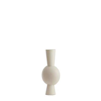 Afbeelding van Light &amp; Living Vaas KAVANDU 26x19x54cm Wit