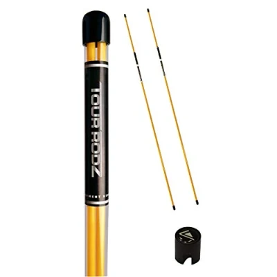 Afbeelding van Longridge Alignment Rodz Tour Sticks Uitlijn Stokken Geel Golf Training balans, balpositie, putting en chippen