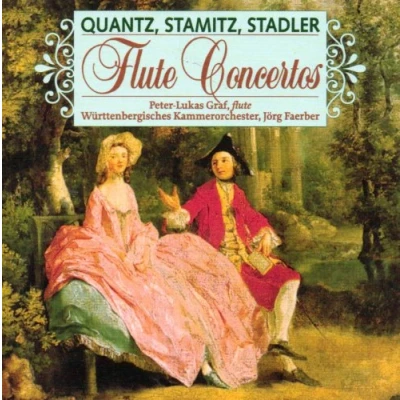 Afbeelding van Quantz, Stamitz, Stalder: Flute Concertos