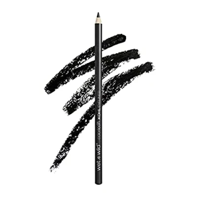 Image de Wet n Wild Color Icon Kohl Eyeliner Pencil, Crayon pour les Yeux Longue Tenue et Très Pigmenté, Application Lisse Crémeuse, Nuance Baby&#039;S Got Black