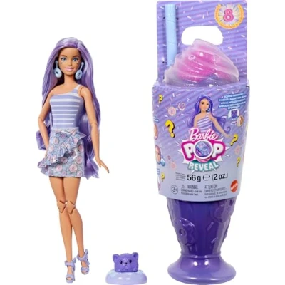 Afbeelding van Barbie Pop! Reveal Treats Series Purple Doll