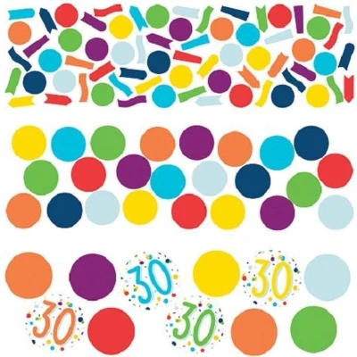 Afbeelding van Amscan Confetti 30 Birthday 34 Gram Papier