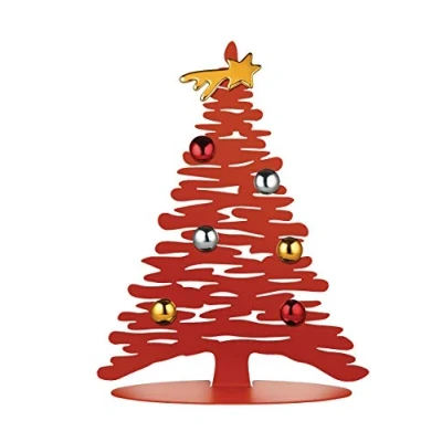 Afbeelding van Alessi Kerstboom Bark BM06/30 R Rood 30 cm door Michael Boucquillon &amp; Donia Maaoui