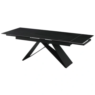 Afbeelding van Eettafel Home ESPRIT Zwart Metaal Keramisch 160 x 90 75 cm