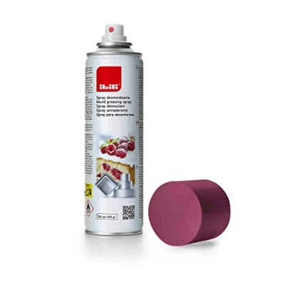 Afbeelding van Ibili Anti aanbakspray 250 ml, roestvrij staal, wit, 30 x cm, cm