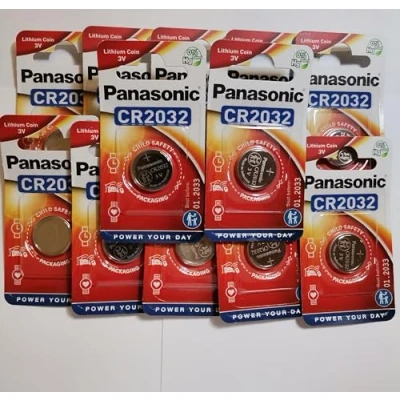 Afbeelding van Panasonic CR2032 3V lithium Knoopcel Batterij 12 stuks