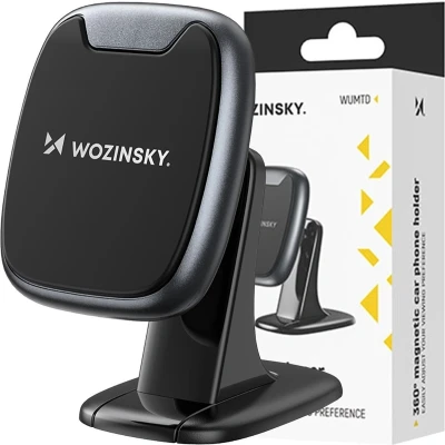 Afbeelding van Wozinsky WUMTD magnetische telefoonhouder voor autodashboard zwart