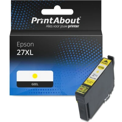 Afbeelding van Huismerk Epson 27XL (C13T27144012) Inktcartridge Geel Hoge capaciteit