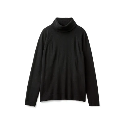 Afbeelding van United Colors of Benetton Turtleneck Trui, Dames, Maat: 38, Black