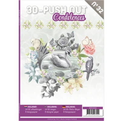 Afbeelding van 3D Push Out book 32 Condolences