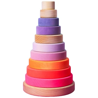 Afbeelding van Grimm&#039;s stapeltoren neon roze