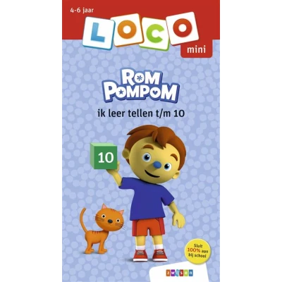 Image de Loco mini Rompompom ik leer tellen t/m 10