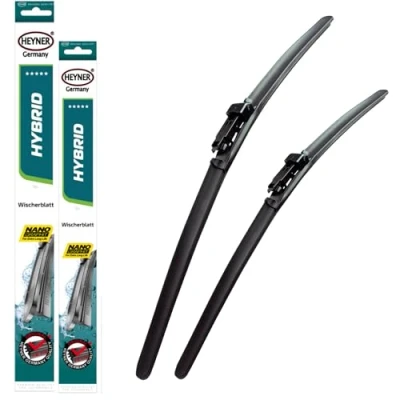 Afbeelding van Heyner Ruitenwissers Compatibel met: BMW 3 serie G20 G21 vanaf 2019 Hybride Front Wisserbladen HH2419PT
