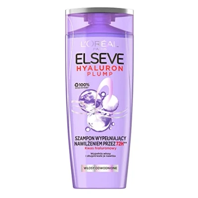 Afbeelding van L&#039;Oréal Paris Elvital hydraterende shampoo voor glanzend, gezond haar met hyaluron hydra hydratatie booster 300 ml