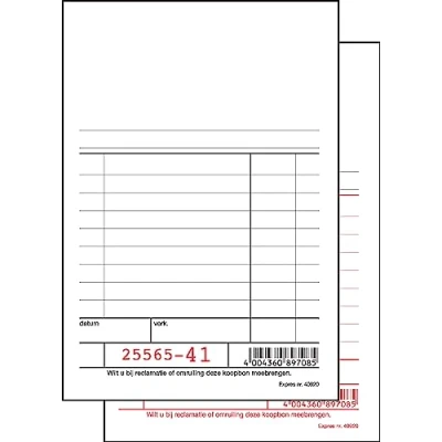 Image de Caissee Sigel Express blanc avec feuille de carbone 150x110mm2x50 10s
