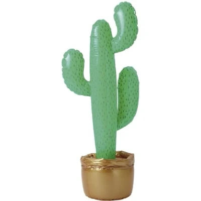 Afbeelding van Opblaasbare cactus 87 cm feestartikelen Feestdecoraties/feestversieringen Mexico thema