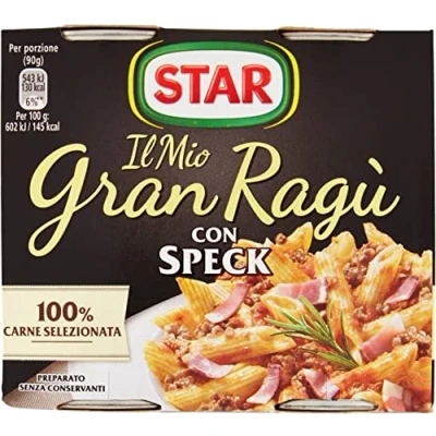 Afbeelding van Il mio Gran Ragu Star Speck tomatensappen, 2 x 180 g, met spek tomatensoep, stuks