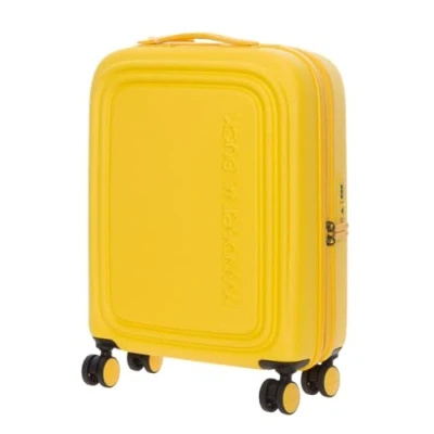 Afbeelding van Mandarina Duck LOGO Expandable Cabin Trolley Reistas, Maat: One Size, yellow