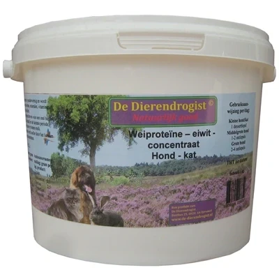 Afbeelding van Dierendrogist Wei Proteine Eiwit Concentraat Hond/Kat 1 KG