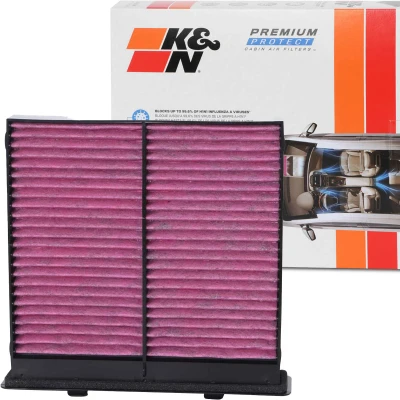 Afbeelding van K&amp;N Filters DVF5058 Interieurfilter Carbon filter 235mm 57mm Vierkant SUBARU: XV I, Forester III, Levorg I