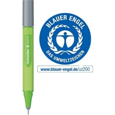 Afbeelding van Schneider fineliner Link it 0,4mm silver grey S 191212