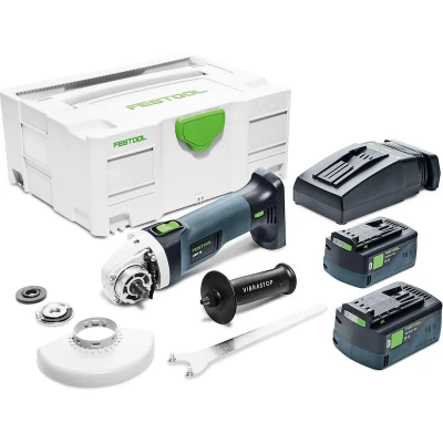 Afbeelding van Festool AGC 18 125 5,0 EBI Plus Accu Haakse Slijper 18V 5.0Ah in Systainer 577700