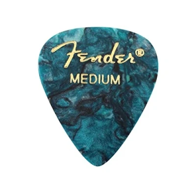 Afbeelding van Fender Picks 351 Ocean Turq medium 12er set Premium Celluloid Plectrum