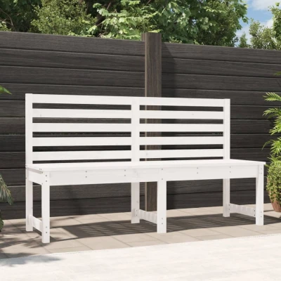 Afbeelding van Tuinbank 157,5 cm massief grenenhout wit