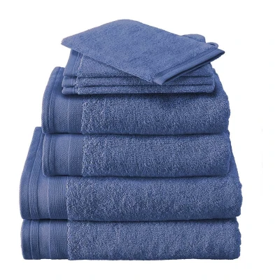Image de de Witte Lietaer Contessa linge bain Gant toilette (16x22 cm) lot 6 Bleu