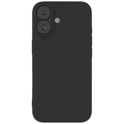 Afbeelding van Just in Case TPU Back Cover Zwart Magnetisch Apple iPhone 16