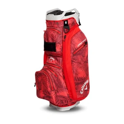 Afbeelding van Callaway Org 14 HD Waterproof Red Palms Cartbag 2025 Rood