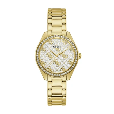 Afbeelding van Guess Sugar Horloge goldcoloured, Dames, Maat: One Size, Gold coloured