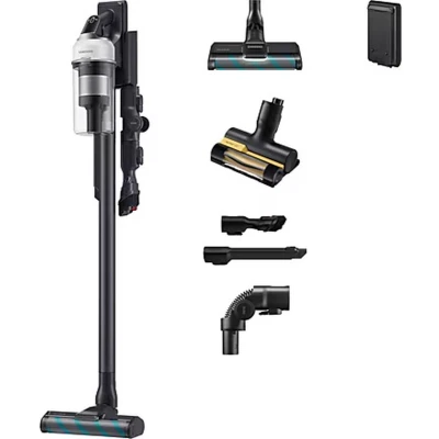Afbeelding van Samsung VS20C852CTW Jet 85 multi Steelstofzuiger Hoge zuigkracht Cyclone technologie 60 minuten stofzuigen