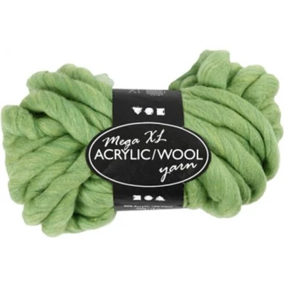 Afbeelding van XL garen van acryl, l: 15 m, 300 gr, lime