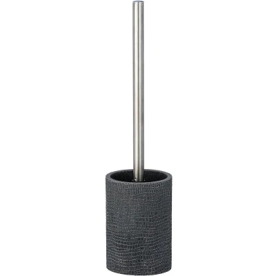 Afbeelding van Wenko Toiletborstel Met Houder Peanut 37 Cm Polyresin Antraciet