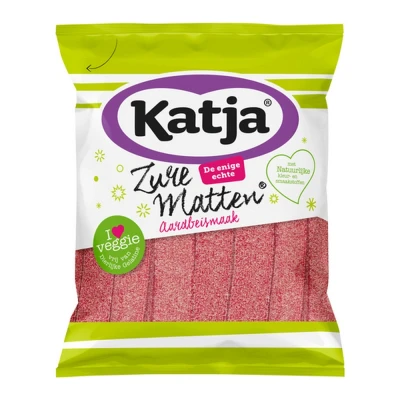 Afbeelding van Katja Zure Aardbeimatten 15x125g