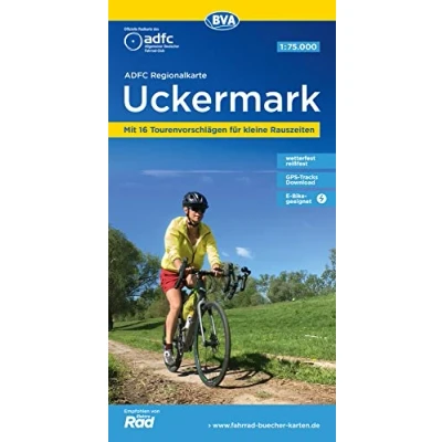 Afbeelding van Regionalkarte Uckermark cycling map