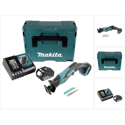 Afbeelding van Makita DJR 183 RM1J accu Reciprozaag 18V + 1x 4,0Ah lader Makpac